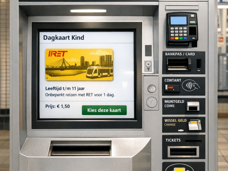 Kind mee in de&nbsp;metro